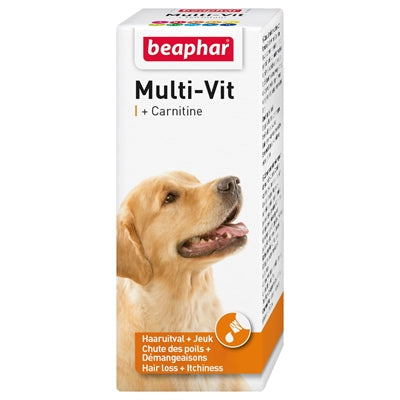 Beaphar Multi-Vit Laveta Carnitine gezonde vacht huid hond