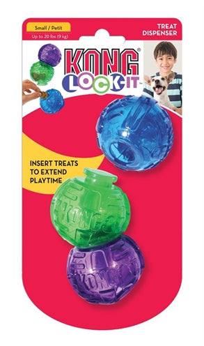 Kong Lock-It Snackbal 3 stuks 