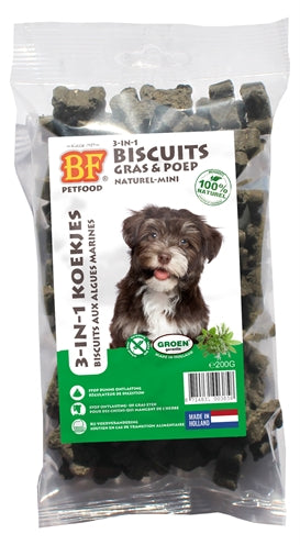 Bf Petfood 3 In 1 Hondenmineralenkoekjes Kruiden Mini 200 gr