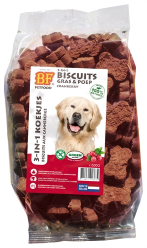 Bf Petfood 3 In 1 Hondenkoekjes Cranberry 