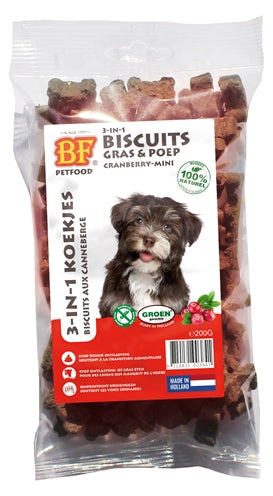 Bf Petfood 3 In 1 Hondenkoekjes Cranberry Mini
