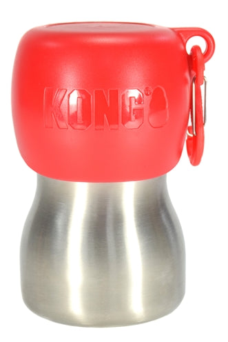 Kong H2O Drinkfles Drinkbak Hond Rvs Rood 740 ml