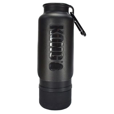 Kong H2O Drinkfles Drinkbak Hond Thermos Zwart 740 ml