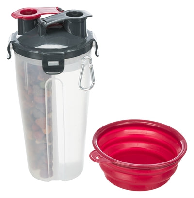Trixie Waterfles Voerbak Kunststof Silicone 2x350 ml