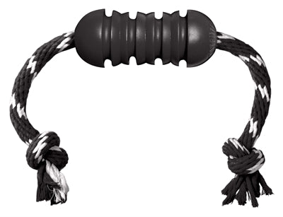Kong Extreme Dental Met Touw Zwart Wit
