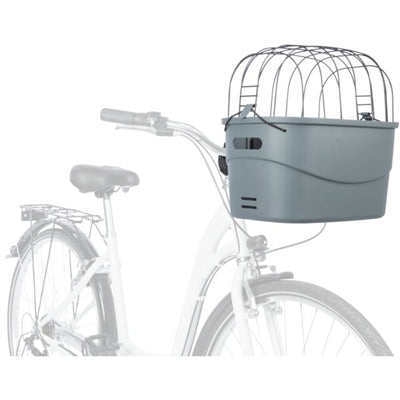 Trixie Stuur Fietsmand Hond Kunststof Grijs 42x30x39 cm