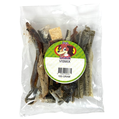 Petsnack Gedroogde Vismix 100 gram