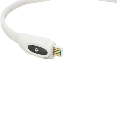 Trixie Lichtgevende Halsband Usb Siliconen Meerkleurig 65 cm