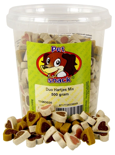 Petsnack Duo Hartjes Mix 500 gram